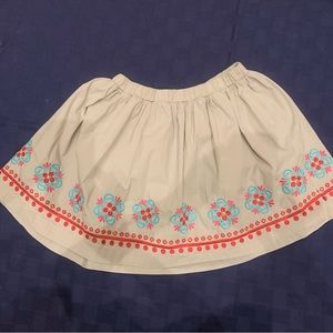 Disney Store girls embroidered skirt